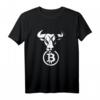 Stier Bitcoin Kryptowährung Blockchain Geschenk T-Shirt – Perfekt für Krypto-Fans, Familienmitglieder & Jubiläen