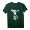 Stier Bitcoin Kryptowährung Blockchain Geschenk T-Shirt – Perfekt für Krypto-Fans, Familienmitglieder & Jubiläen