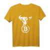 Stier Bitcoin Kryptowährung Blockchain Geschenk T-Shirt – Perfekt für Krypto-Fans, Familienmitglieder & Jubiläen