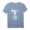 Stier Bitcoin Kryptowährung Blockchain Geschenk T-Shirt – Perfekt für Krypto-Fans, Familienmitglieder & Jubiläen