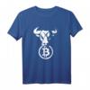 Stier Bitcoin Kryptowährung Blockchain Geschenk T-Shirt – Perfekt für Krypto-Fans, Familienmitglieder & Jubiläen