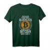 Geld allein macht nicht glücklich - Bitcoin Blockchain T-Shirt für Krypto Fans, Hodler & Daytrader, ideales Geschenk zu Weihnachten, Ostern, Vatertag & Geburtstag