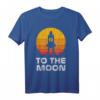 Bitcoin To The Moon BTC Rocket Crypto Currency Blockchain T-Shirt – Trendiges Design für Krypto-Investoren, Miner & Enthusiasten