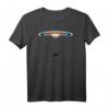 Lustiges Bogenschießen T-Shirt mit Ufo Zielscheibe - Recurve Bogen Grafik, perfektes Geschenk für Bogenschützen und Recurve-Bogen Fans