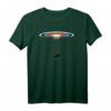 Lustiges Bogenschießen T-Shirt mit Ufo Zielscheibe - Recurve Bogen Grafik, perfektes Geschenk für Bogenschützen und Recurve-Bogen Fans