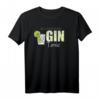 Blutgruppe GIN Tonic T-Shirt – Lustiges Party Geschenk für Gin- und Cocktail-Liebhaber, ideal für Bar, Disco & Strandpartys