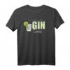 Blutgruppe GIN Tonic T-Shirt – Lustiges Party Geschenk für Gin- und Cocktail-Liebhaber, ideal für Bar, Disco & Strandpartys