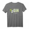 Blutgruppe GIN Tonic T-Shirt – Lustiges Party Geschenk für Gin- und Cocktail-Liebhaber, ideal für Bar, Disco & Strandpartys