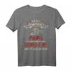Geschenk für Papa - Ich habe zwei Titel Papa und Bonus Papa T-Shirt mit lustigem Spruch für Vatertag, Geburtstag & Weihnachten