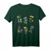 Wildblumen Natur Flower Botanic Chart Vintage Botanical T-Shirt – Für Pflanzenliebhaber, Botaniker & Naturfreunde mit lateinischen Blumenbezeichnungen
