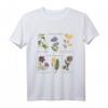 Wildblumen Natur Flower Botanic Chart Vintage Botanical T-Shirt – Für Pflanzenliebhaber, Botaniker & Naturfreunde mit lateinischen Blumenbezeichnungen
