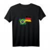 Deutsch Brasilianer Flagge T-Shirt - Vintage Design mit Brasilien und Deutschland Flaggen für Reise, Heimat und Freundschaft