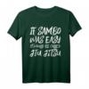 If Sambo Was Easy It Would Be Called Jiu Jitsu T-Shirt - Lustiges Kampfsport Geschenk für Sambo- und Jiu Jitsu-Fans