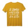 If Sambo Was Easy It Would Be Called Jiu Jitsu T-Shirt - Lustiges Kampfsport Geschenk für Sambo- und Jiu Jitsu-Fans