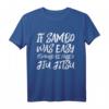 If Sambo Was Easy It Would Be Called Jiu Jitsu T-Shirt - Lustiges Kampfsport Geschenk für Sambo- und Jiu Jitsu-Fans