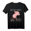 Vegan T-Shirt - Lustiges Tierliebe Shirt für Vegetarier und Veganer, Geschenkidee für Tierfreunde & Tierschutz