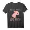 Vegan T-Shirt - Lustiges Tierliebe Shirt für Vegetarier und Veganer, Geschenkidee für Tierfreunde & Tierschutz
