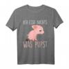 Vegan T-Shirt - Lustiges Tierliebe Shirt für Vegetarier und Veganer, Geschenkidee für Tierfreunde & Tierschutz