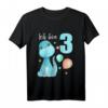 Kinder 3 Jahre alt Ich bin 3 Dino Dinosaurier T-Rex T-Shirt – Perfektes Geburtstagsoutfit für Jungen und Mädchen zum 3. Geburtstag