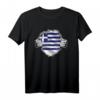 Super Greek Heritage T-Shirt mit Griechenland-Flagge – Stolzes Geschenk für Griechenland-Liebhaber, Einwanderer & Touristen