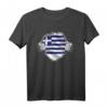 Super Greek Heritage T-Shirt mit Griechenland-Flagge – Stolzes Geschenk für Griechenland-Liebhaber, Einwanderer & Touristen