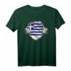 Super Greek Heritage T-Shirt mit Griechenland-Flagge – Stolzes Geschenk für Griechenland-Liebhaber, Einwanderer & Touristen