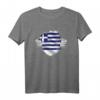 Super Greek Heritage T-Shirt mit Griechenland-Flagge – Stolzes Geschenk für Griechenland-Liebhaber, Einwanderer & Touristen