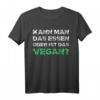Kann Man Das Essen Oder Ist Das Vegan? - Humorvolles Fleischliebhaber T-Shirt für Fleischfresser, Grillfans und Fleischliebhaber