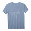 Uterus zeigt Mittelfinger Feministisches T-Shirt – Provokative Feminismus Kleidung für Protest und Unterstützung der Frauenbewegung
