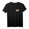 Lustiges Axolotl Brusttasche Geschenk - Schwanzlurch Pocket T-Shirt für Tierliebhaber, Kinder & Erwachsene zum Geburtstag & Weihnachten