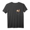 Lustiges Axolotl Brusttasche Geschenk - Schwanzlurch Pocket T-Shirt für Tierliebhaber, Kinder & Erwachsene zum Geburtstag & Weihnachten