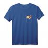 Lustiges Axolotl Brusttasche Geschenk - Schwanzlurch Pocket T-Shirt für Tierliebhaber, Kinder & Erwachsene zum Geburtstag & Weihnachten