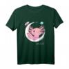 Kawaii Space Axolotl T-Shirt Pastel Goth Japan Style - Lustiges Mexican Anime Comic Shirt für Fans