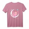 Kawaii Space Axolotl T-Shirt Pastel Goth Japan Style - Lustiges Mexican Anime Comic Shirt für Fans