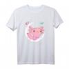 Kawaii Space Axolotl T-Shirt Pastel Goth Japan Style - Lustiges Mexican Anime Comic Shirt für Fans