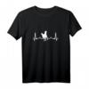Pferde Mädchen Frauen Kinder Reiten Geschenk Herzschlag T-Shirt – Perfektes Geschenk für Pferdeliebhaber, Reiterinnen & Pferdefans zum Geburtstag & Weihnachten