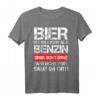 Bier ist billiger als Benzin - Lustiges Party Bier T-Shirt für Bierliebhaber und Partygänger