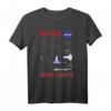 NASA Space Shuttle Schematic Blue Print Graphic T-Shirt - Offiziell lizenzierte Raumfahrt-Designs für NASA-Fans