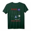 NASA Space Shuttle Schematic Blue Print Graphic T-Shirt - Offiziell lizenzierte Raumfahrt-Designs für NASA-Fans