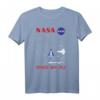 NASA Space Shuttle Schematic Blue Print Graphic T-Shirt - Offiziell lizenzierte Raumfahrt-Designs für NASA-Fans