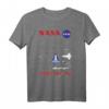 NASA Space Shuttle Schematic Blue Print Graphic T-Shirt - Offiziell lizenzierte Raumfahrt-Designs für NASA-Fans