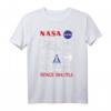 NASA Space Shuttle Schematic Blue Print Graphic T-Shirt - Offiziell lizenzierte Raumfahrt-Designs für NASA-Fans
