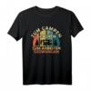 Zum Campen geboren zur Arbeit gezwungen Vintage Retro Camper T-Shirt – Lustiges Geschenk für Camper & Wohnmobilfahrer
