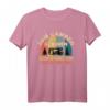Zum Campen geboren zur Arbeit gezwungen Vintage Retro Camper T-Shirt – Lustiges Geschenk für Camper & Wohnmobilfahrer