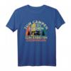 Zum Campen geboren zur Arbeit gezwungen Vintage Retro Camper T-Shirt – Lustiges Geschenk für Camper & Wohnmobilfahrer