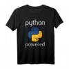 Python Powered Logo T-Shirt für Programmierer, Informatiker & Softwareentwickler – Perfekt für Tech-Geeks & Coding-Enthusiasten