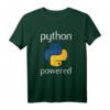 Python Powered Logo T-Shirt für Programmierer, Informatiker & Softwareentwickler – Perfekt für Tech-Geeks & Coding-Enthusiasten