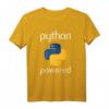 Python Powered Logo T-Shirt für Programmierer, Informatiker & Softwareentwickler – Perfekt für Tech-Geeks & Coding-Enthusiasten