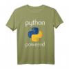 Python Powered Logo T-Shirt für Programmierer, Informatiker & Softwareentwickler – Perfekt für Tech-Geeks & Coding-Enthusiasten