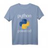 Python Powered Logo T-Shirt für Programmierer, Informatiker & Softwareentwickler – Perfekt für Tech-Geeks & Coding-Enthusiasten